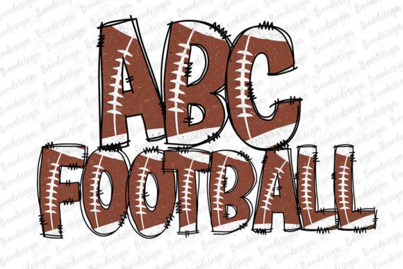 Alphabet Football Font Hand Drawn PNG: A Designer's Review