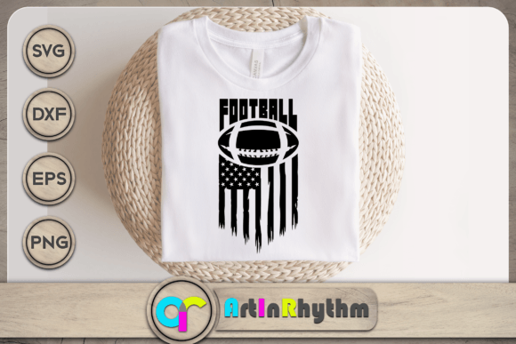 America Football Shirt Logo SVG Graphics for Crafts