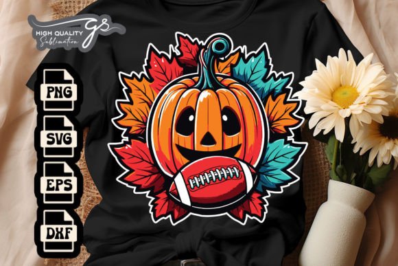 Autumn Fall American Football SVG for Crafts & Graphics