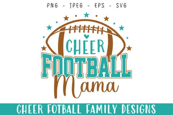 Cheer Football Player Mama Love SVG: Graphics Review for Brand Marketing and Crafts