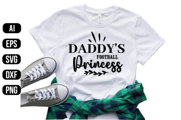 Daddy s Football Princess SVG for Crafts and Graphics