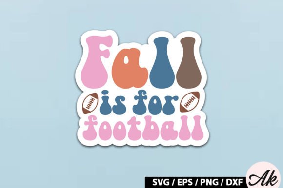 Fall is for Football Retro Stickers: Graphics & Crafts Review