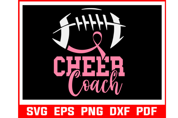 Football Cheer Coach Pink Svg: A Graphics Asset for Crafts & Branding