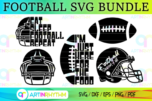 Football Game SVG Bundle for Brand Graphics & Crafts