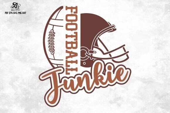 Football Junkie SVG PNG Design Review