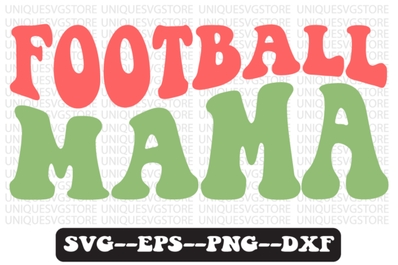Football Mama Quote Retro SVG: Graphics & Crafts Asset Review