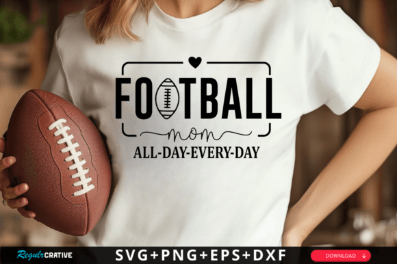 Football Mom All-Day-Every-Da SVG Design: Graphics & Crafts Review