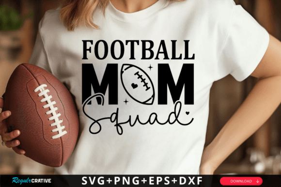 Football Mom Squad SVG Design Review for Embroidery