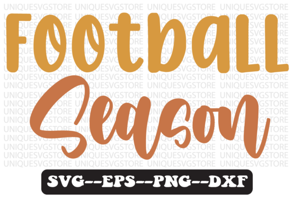 Football Season Quote Retro Svg Design for Crafts & Graphics