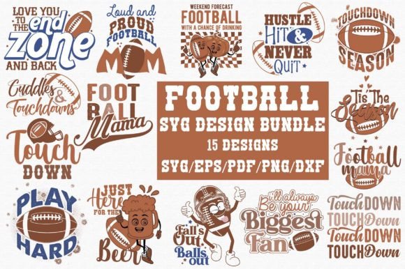 Football SVG PNG Bundle Design: Graphics & Crafts Review