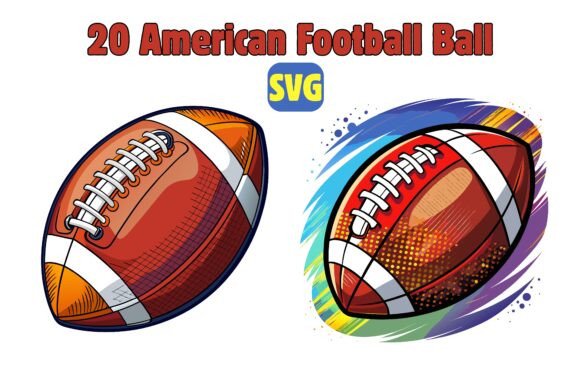 Gridiron Glory Football SVGs Graphics for Crafts