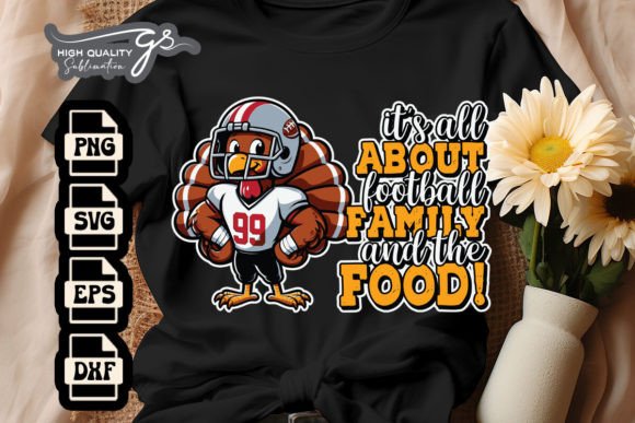 It's All Family Food About Football SVG