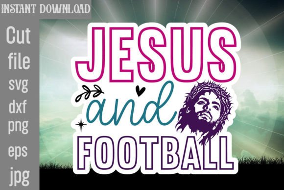 Jesus and Football SVG Cut File Review