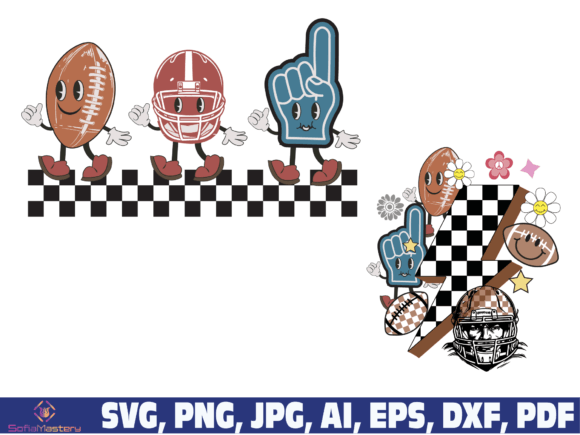 Retro Vintage Football Race Classic Svg: Graphics for Crafts