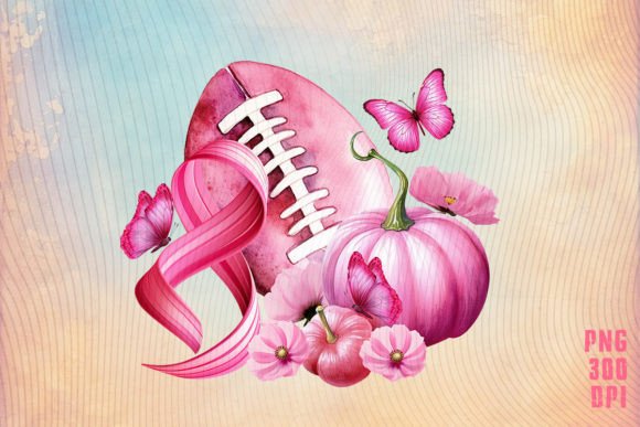 Tackle Breast Cancer: Football Graphics and Crafts